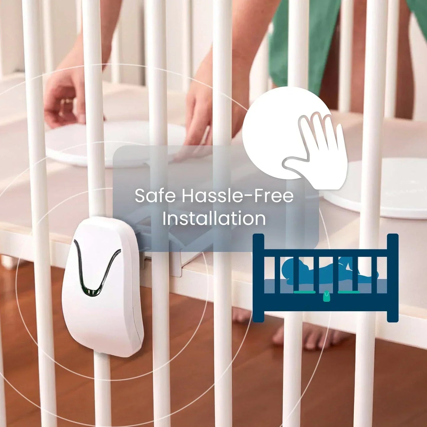 Babysense 7 & V24: Video Baby Monitor with Breathing Motion Detection & Safety Alerts Bundle