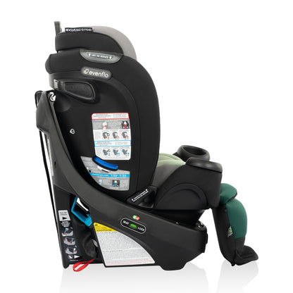 Gold Revolve360 Extend All-in-One Rotating Car Seat with Green & Gentle Fabric