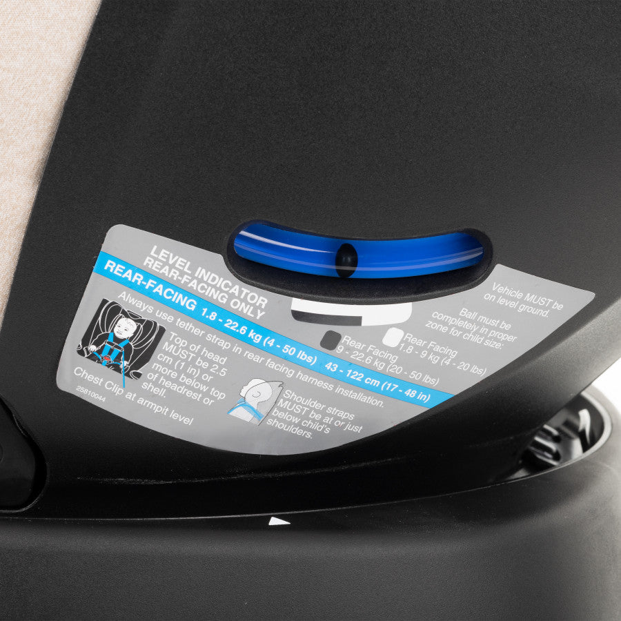 Revolve360 Extend All-in-One Rotational Car Seat with Green & Gentle Fabric rear-facing