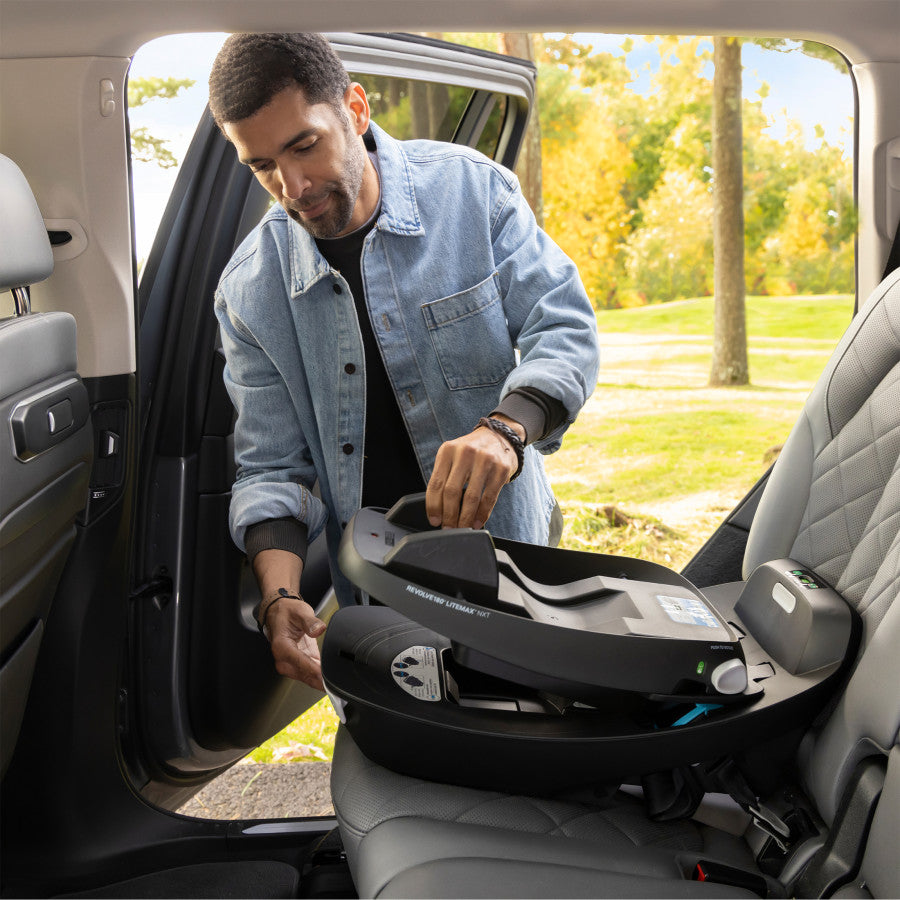 Revolve180 LiteMax NXT Rotational Infant Car Seat remove