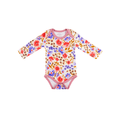 Baby Long-Sleeve Bamboo Bodysuit